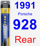 Rear Wiper Blade for 1991 Porsche 928 - Assurance