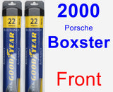 Front Wiper Blade Pack for 2000 Porsche Boxster - Assurance