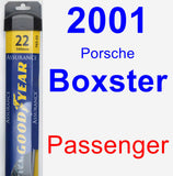 Passenger Wiper Blade for 2001 Porsche Boxster - Assurance