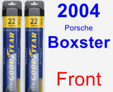 Front Wiper Blade Pack for 2004 Porsche Boxster - Assurance