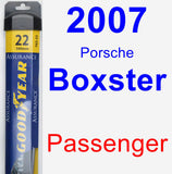 Passenger Wiper Blade for 2007 Porsche Boxster - Assurance