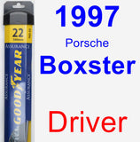Driver Wiper Blade for 1997 Porsche Boxster - Assurance