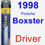 Driver Wiper Blade for 1998 Porsche Boxster - Assurance