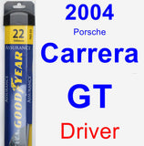 Driver Wiper Blade for 2004 Porsche Carrera GT - Assurance