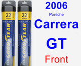 Front Wiper Blade Pack for 2006 Porsche Carrera GT - Assurance