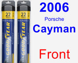 Front Wiper Blade Pack for 2006 Porsche Cayman - Assurance