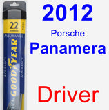 Driver Wiper Blade for 2012 Porsche Panamera - Assurance