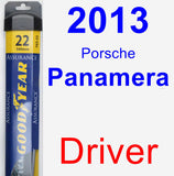 Driver Wiper Blade for 2013 Porsche Panamera - Assurance