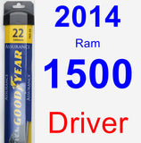 Driver Wiper Blade for 2014 Ram 1500 - Assurance