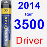 Driver Wiper Blade for 2014 Ram 3500 - Assurance