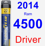 Driver Wiper Blade for 2014 Ram 4500 - Assurance