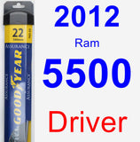 Driver Wiper Blade for 2012 Ram 5500 - Assurance