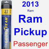 Passenger Wiper Blade for 2013 Ram Ram Pickup - Assurance