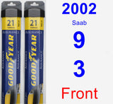 Front Wiper Blade Pack for 2002 Saab 9-3 - Assurance
