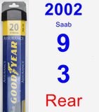 Rear Wiper Blade for 2002 Saab 9-3 - Assurance