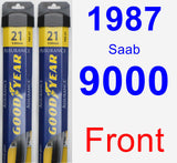 Front Wiper Blade Pack for 1987 Saab 9000 - Assurance