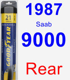 Rear Wiper Blade for 1987 Saab 9000 - Assurance