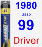 Driver Wiper Blade for 1980 Saab 99 - Assurance