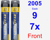 Front Wiper Blade Pack for 2005 Saab 9-7x - Assurance