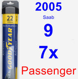 Passenger Wiper Blade for 2005 Saab 9-7x - Assurance