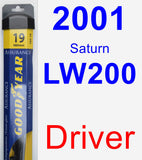 Driver Wiper Blade for 2001 Saturn LW200 - Assurance