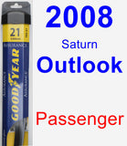 Passenger Wiper Blade for 2008 Saturn Outlook - Assurance