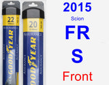 Front Wiper Blade Pack for 2015 Scion FR-S - Assurance