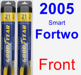 Front Wiper Blade Pack for 2005 Smart Fortwo - Assurance