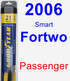 Passenger Wiper Blade for 2006 Smart Fortwo - Assurance