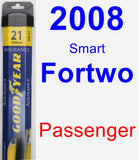 Passenger Wiper Blade for 2008 Smart Fortwo - Assurance