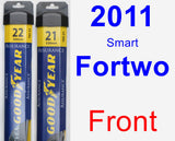 Front Wiper Blade Pack for 2011 Smart Fortwo - Assurance