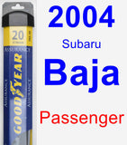 Passenger Wiper Blade for 2004 Subaru Baja - Assurance