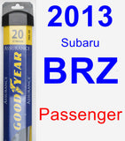 Passenger Wiper Blade for 2013 Subaru BRZ - Assurance