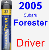 Driver Wiper Blade for 2005 Subaru Forester - Assurance