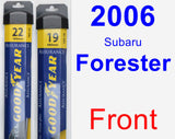 Front Wiper Blade Pack for 2006 Subaru Forester - Assurance