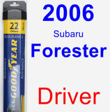 Driver Wiper Blade for 2006 Subaru Forester - Assurance