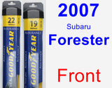 Front Wiper Blade Pack for 2007 Subaru Forester - Assurance