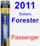 Passenger Wiper Blade for 2011 Subaru Forester - Assurance