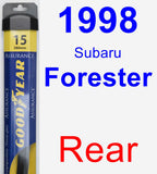 Rear Wiper Blade for 1998 Subaru Forester - Assurance