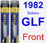 Front Wiper Blade Pack for 1982 Subaru GLF - Assurance