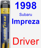 Driver Wiper Blade for 1998 Subaru Impreza - Assurance