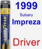 Driver Wiper Blade for 1999 Subaru Impreza - Assurance