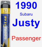 Passenger Wiper Blade for 1990 Subaru Justy - Assurance