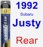 Rear Wiper Blade for 1992 Subaru Justy - Assurance