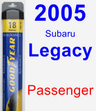 Passenger Wiper Blade for 2005 Subaru Legacy - Assurance