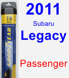 Passenger Wiper Blade for 2011 Subaru Legacy - Assurance