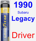 Driver Wiper Blade for 1990 Subaru Legacy - Assurance