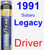 Driver Wiper Blade for 1991 Subaru Legacy - Assurance