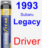 Driver Wiper Blade for 1993 Subaru Legacy - Assurance