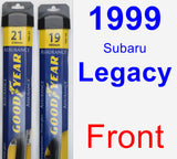 Front Wiper Blade Pack for 1999 Subaru Legacy - Assurance